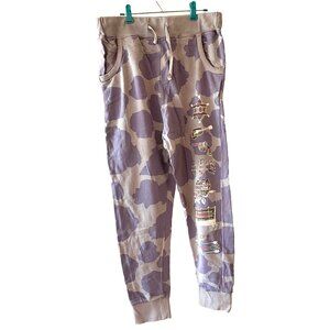 HAPPINESS BRAND Purple Camo 100% Cotton Joggers Size M